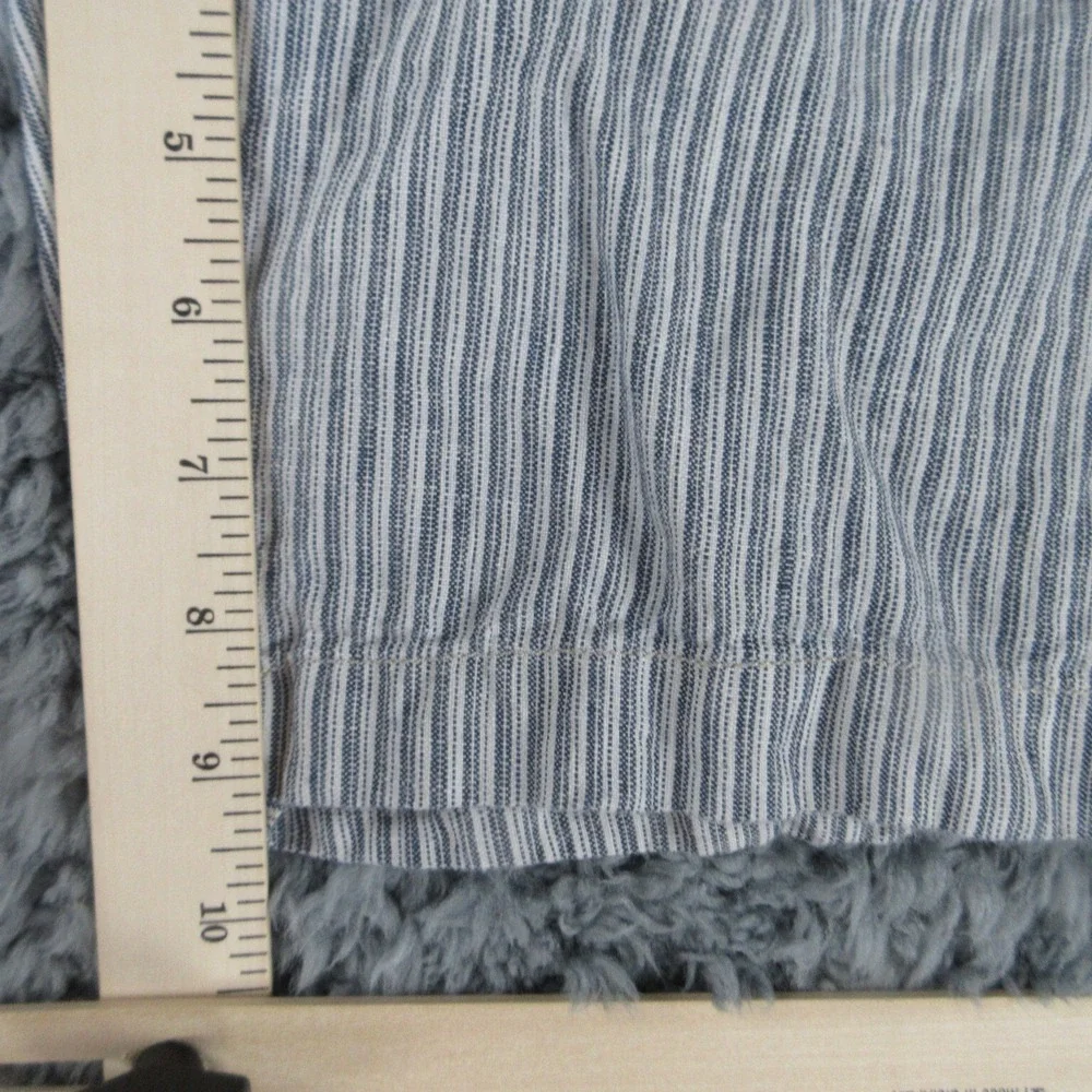 Tommy Bahama Shorts Mens 35 Blue Striped Linen Chino 34x9*